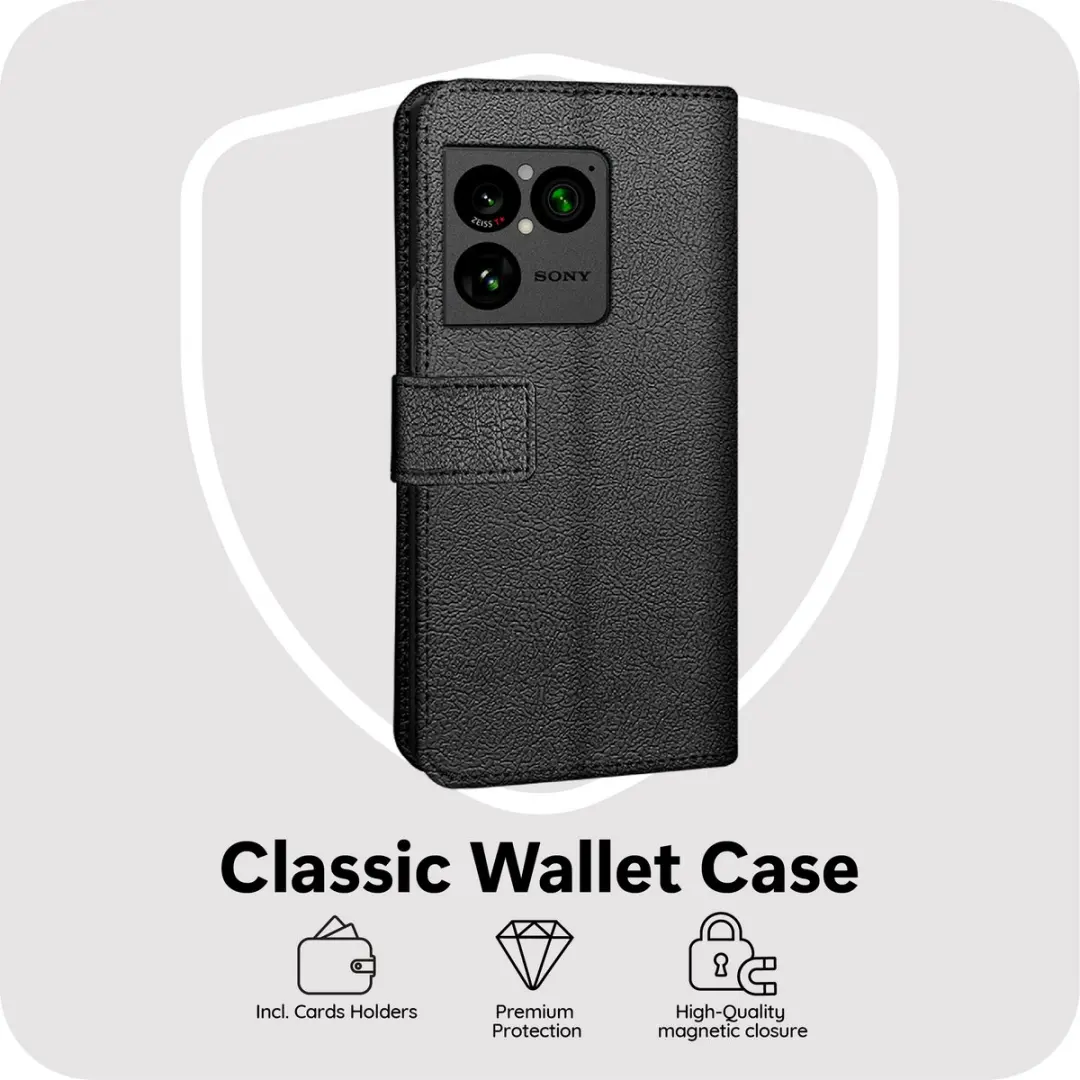 Just in Case Bookcase Classic MSY2914CW1 Hoesje - Sony Xperia 1 VIII - Zwart