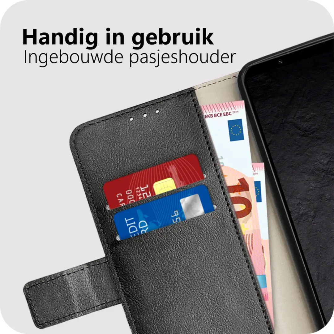 Just in Case Bookcase Classic MSY2914CW1 Hoesje - Sony Xperia 1 VIII - Zwart