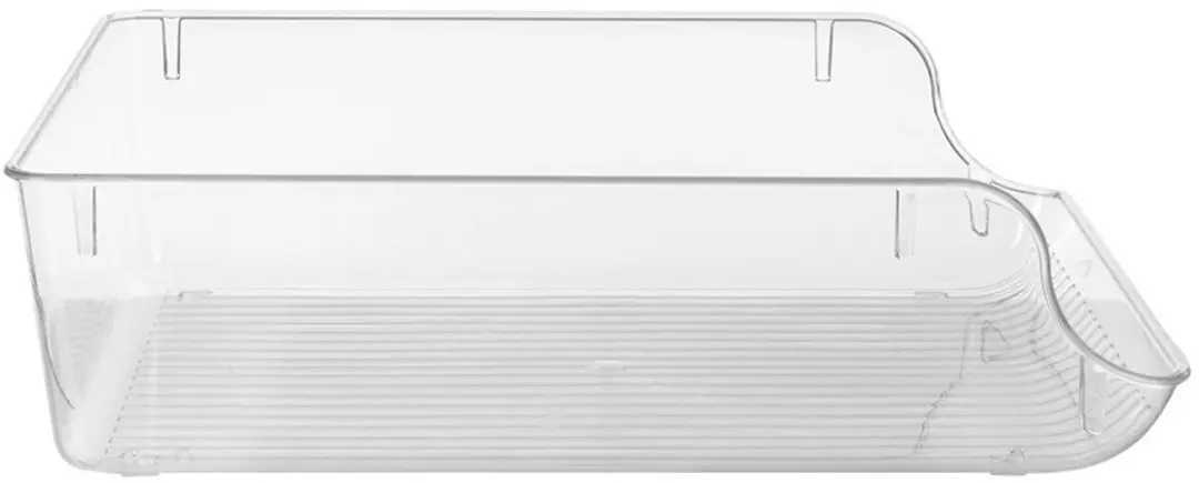 Excellent Houseware Koelkastorganizer 35x22,5x10cm - Transparant - afbeelding 6 van 6