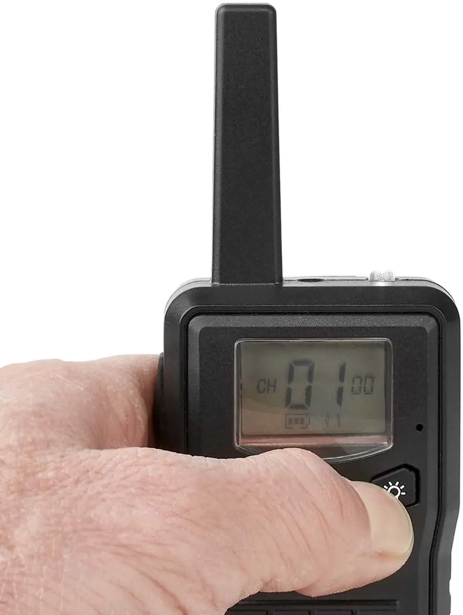 Alecto FR200BK Walkie Talkie Set - 2 Stuks - 10 km Bereik - 8 Kanalen