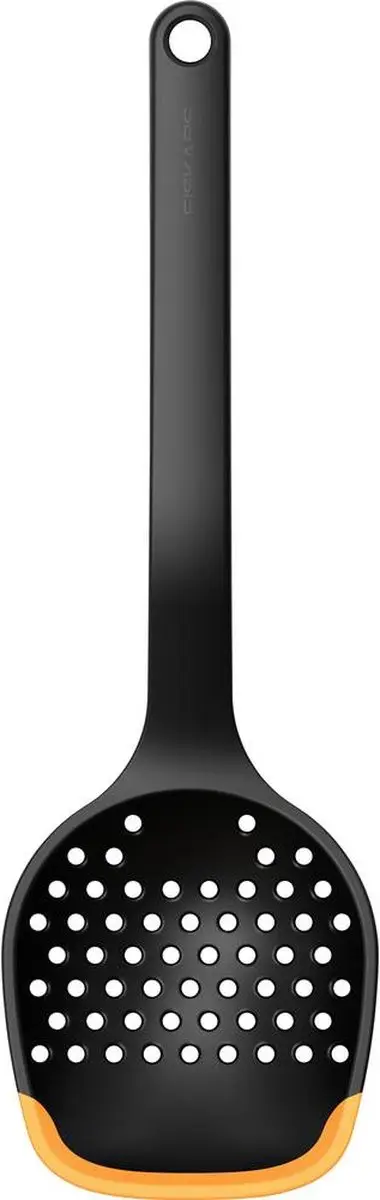 Fiskars Functional Form Schuimspaan - 30cm - Zwart/Oranje - afbeelding 6 van 6