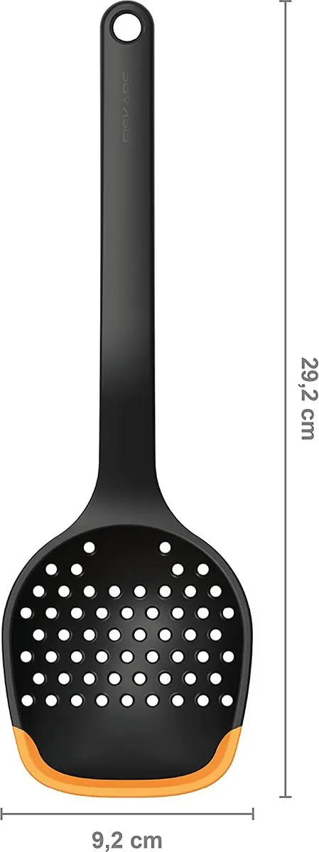 Fiskars Functional Form Schuimspaan - 30cm - Zwart/Oranje