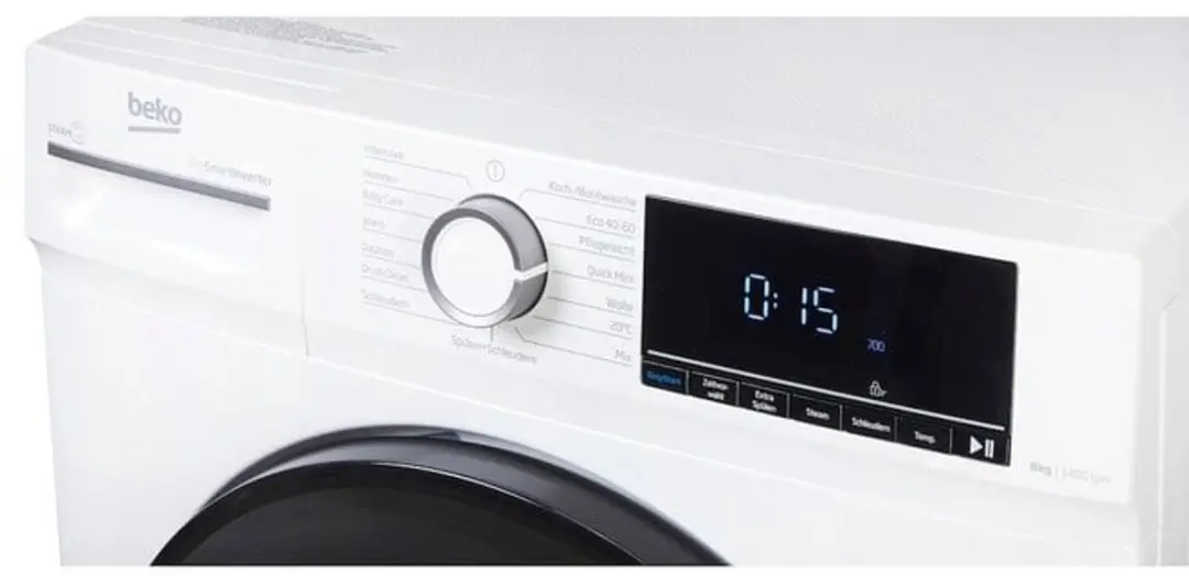 Beko WMOFE841 Voorlader Wasmachine 8 kg - Wit - afbeelding 6 van 6