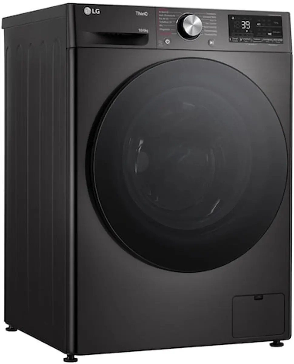 LG W4WR70X6YB Wasdroogcombinatie 10/6 kg - Zwart