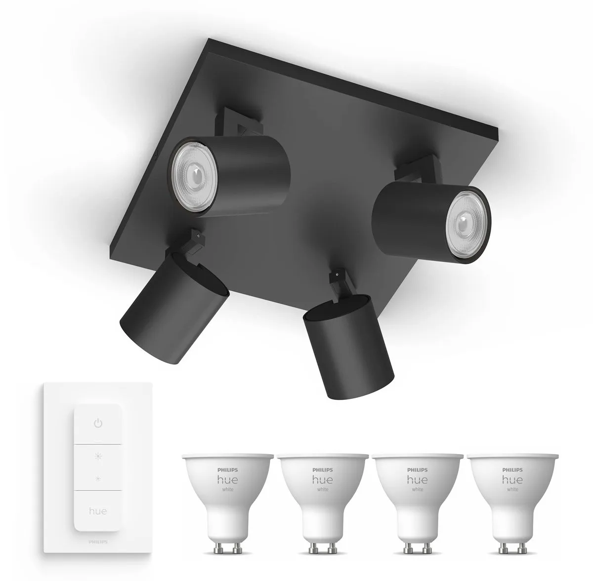 Philips Hue Runner Opbouwspot Zwart