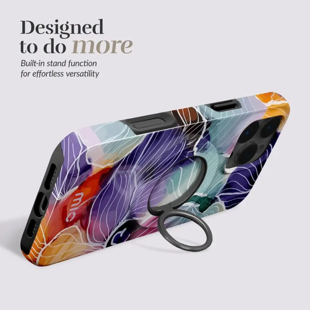 Mio by Mobilize MIOMCSRFL Ringhouder MagSafe - Flowers - 360° Draaibaar