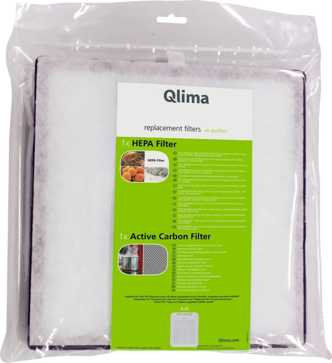 Qlima A 25 Filterset