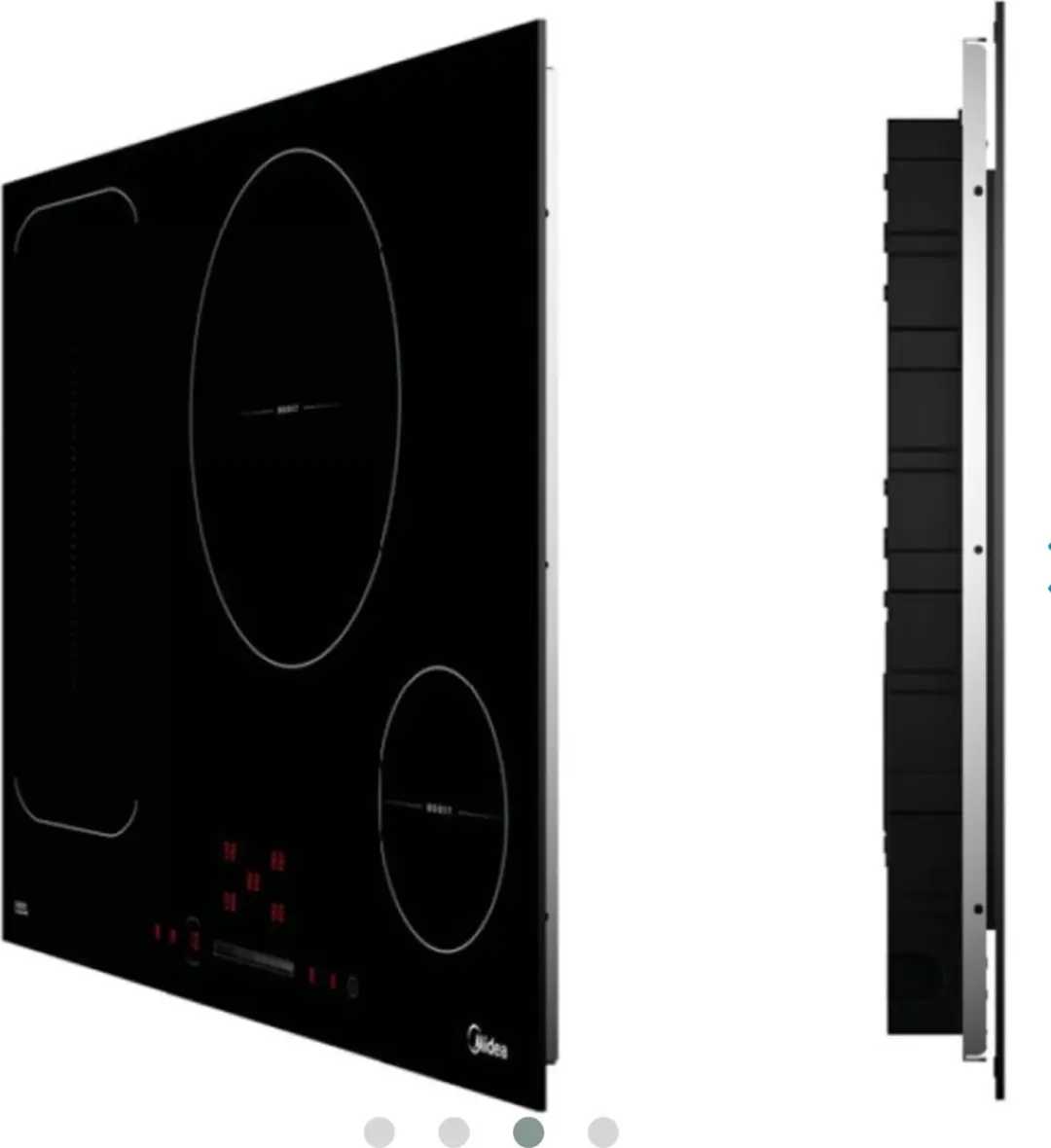 Midea KI800IX Inductiekookplaat 4 Zones - 52cm Zwart