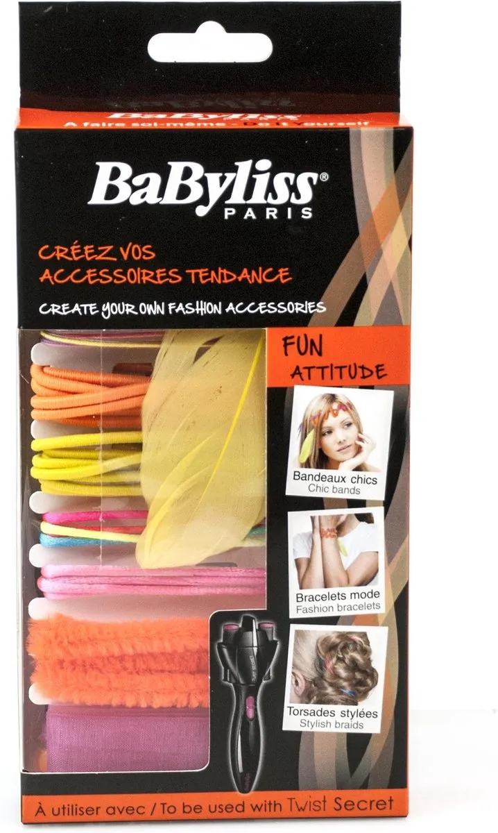 Babyliss Twist Fun Accessoire Set - Multicolour