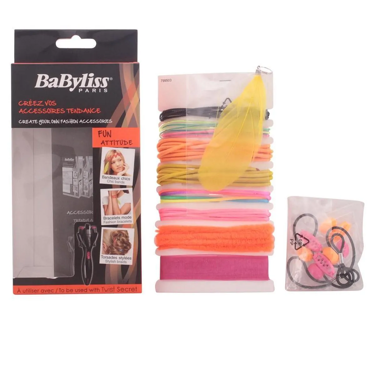Babyliss Twist Fun Accessoire Set - Multicolour