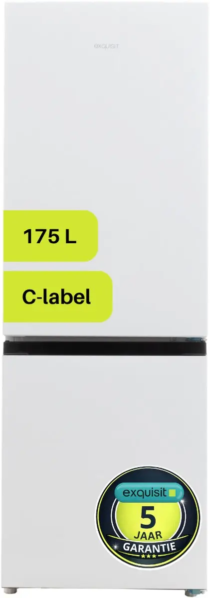 Exquisit KGC231-60-010CW Koel-vriescombinatie 175L