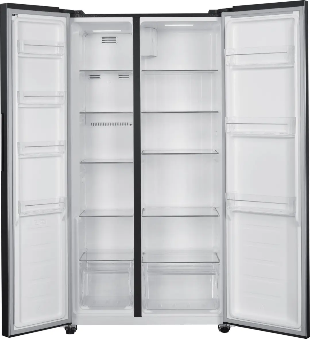 Exquisit CDJ445-041EG Amerikaanse Koelkast 442L - No Frost - Inox