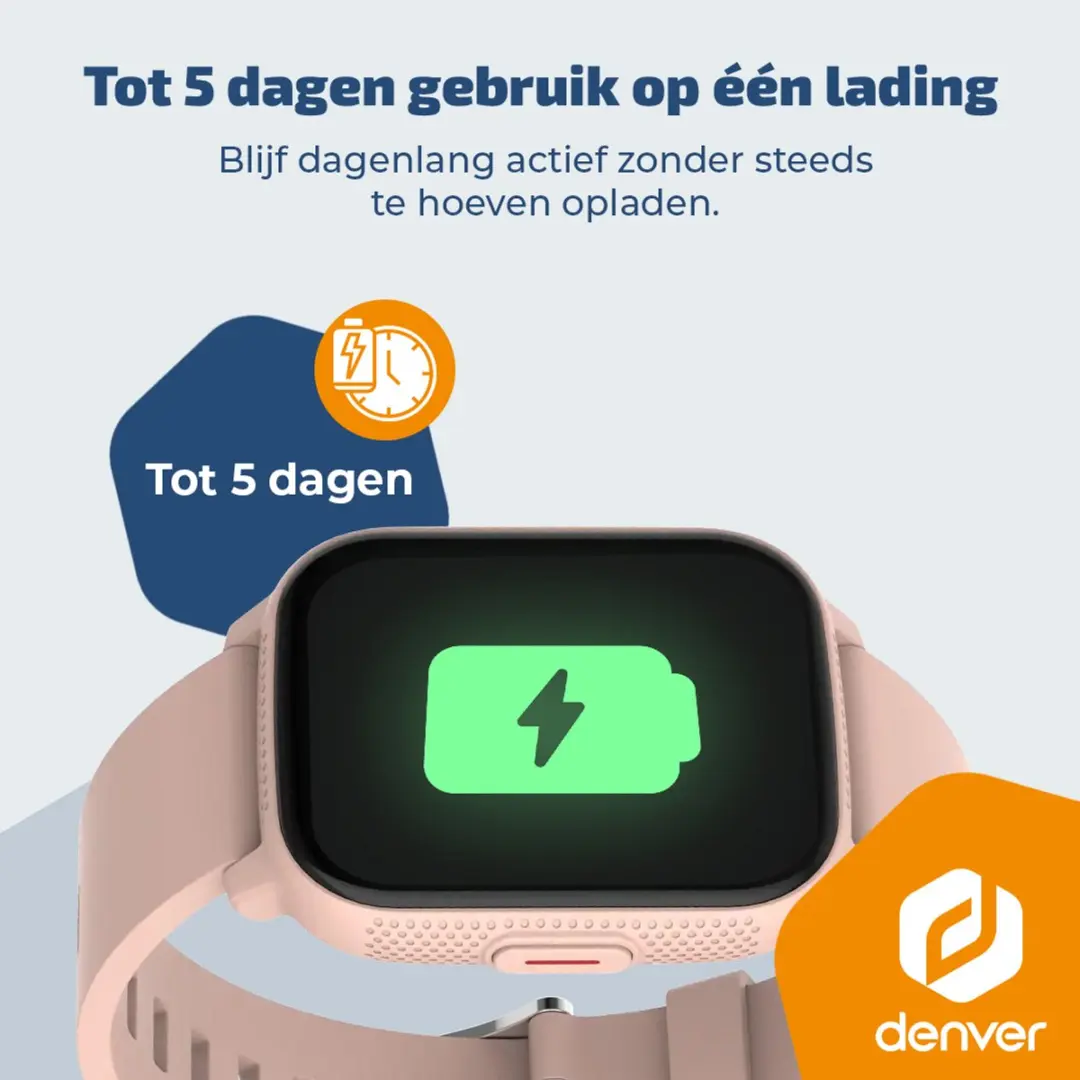 Denver SWC184RO Smartwatch - Roze - 48mm - 260mAh