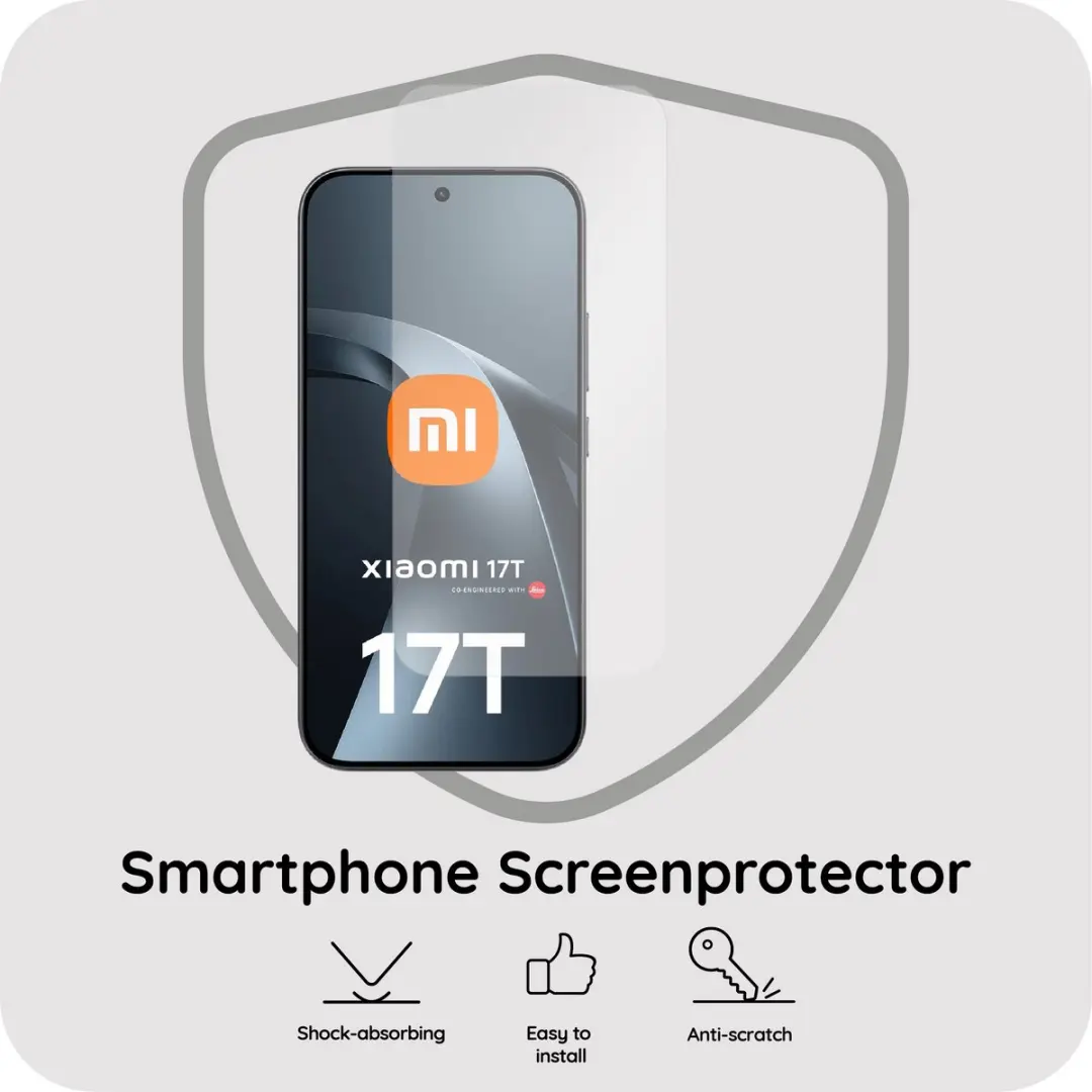 Just in Case Screenprotector Xiaomi 17T - Gehard Glas