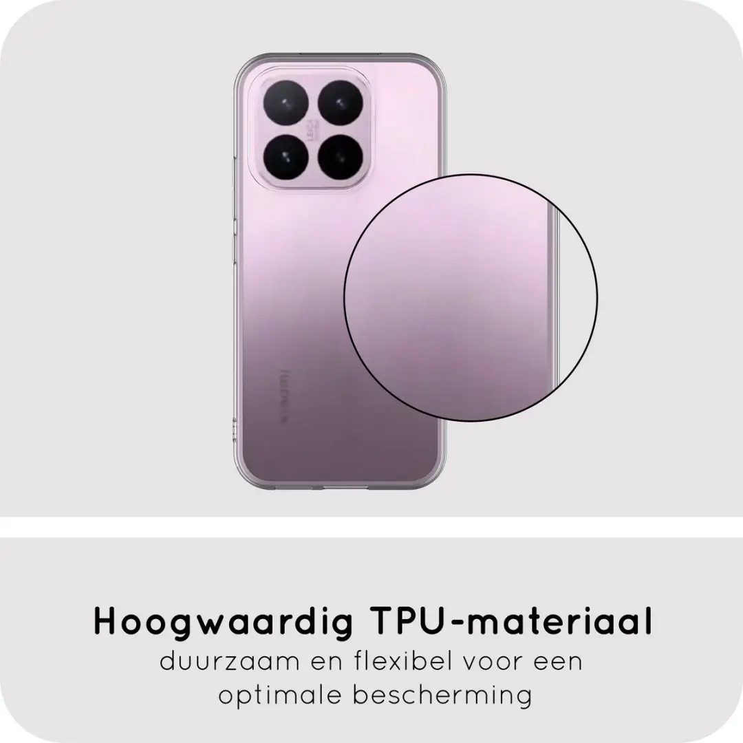 Just in Case Hoesje Xiaomi 17T Pro MXM2913KL0 - Siliconen - Transparant