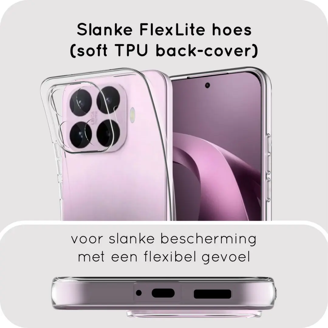 Just in Case Hoesje Xiaomi 17T Pro MXM2913KL0 - Siliconen - Transparant