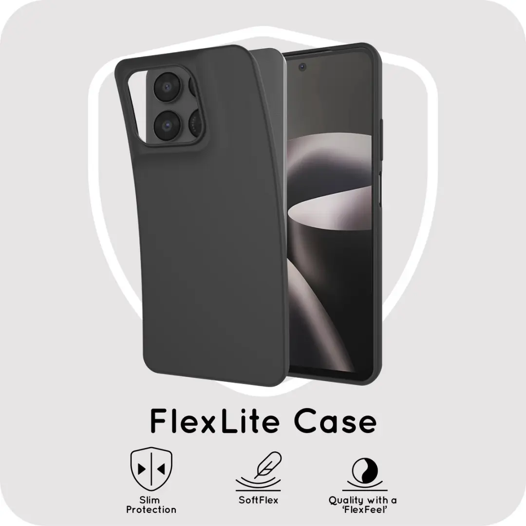 Just in Case Moto G37/G47 Siliconen Hoesje - Zwart - afbeelding 6 van 6