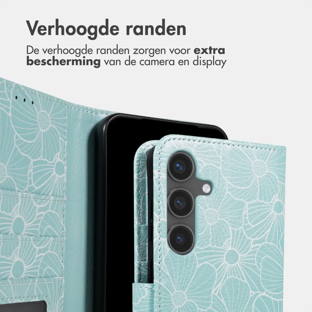 Imoshion Botanica Hoesje Samsung Galaxy S25 FE - 3 Pasjes - Groen