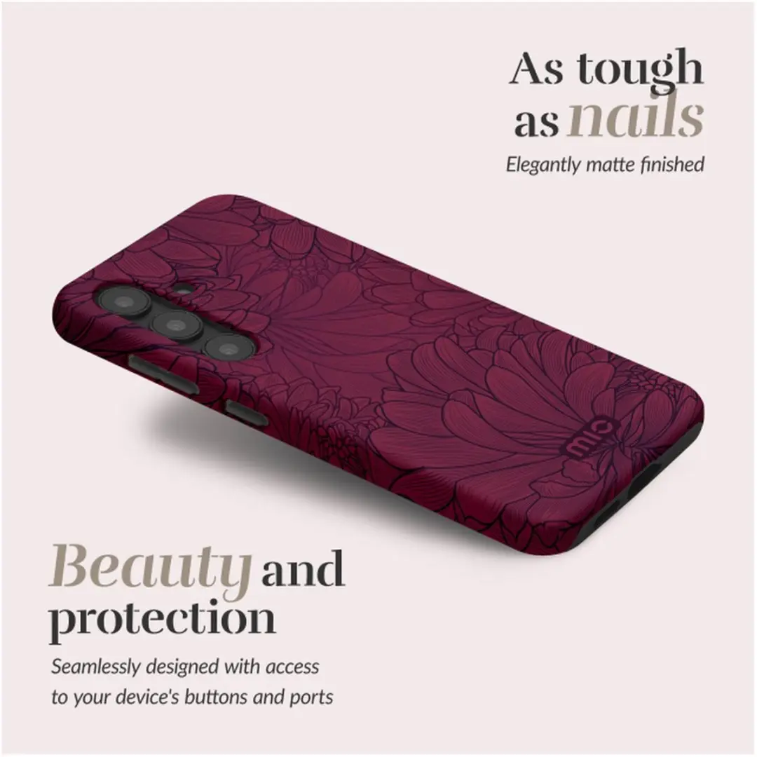 Mio Hoesje Samsung Galaxy A17 Berry Blooms - MagSafe/Qi2 - MIOBBA175G