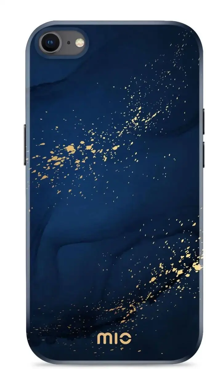 Mio by Mobilize iPhone SE (2022) Hoesje Midnight Sparkle