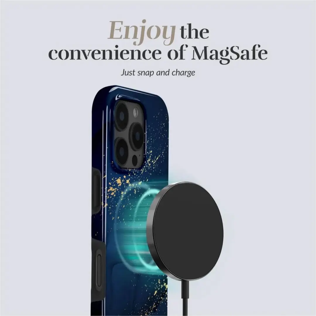 Mio by Mobilize iPhone SE (2022) Hoesje Midnight Sparkle - Blauw - MIOMSIPHSE22