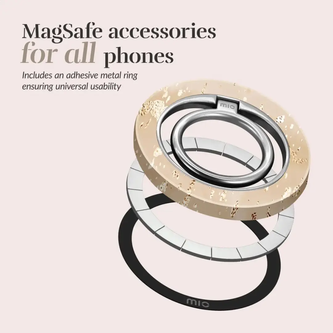Mio Ring Holder MagSafe MIOMCSRGM - Goud Marble