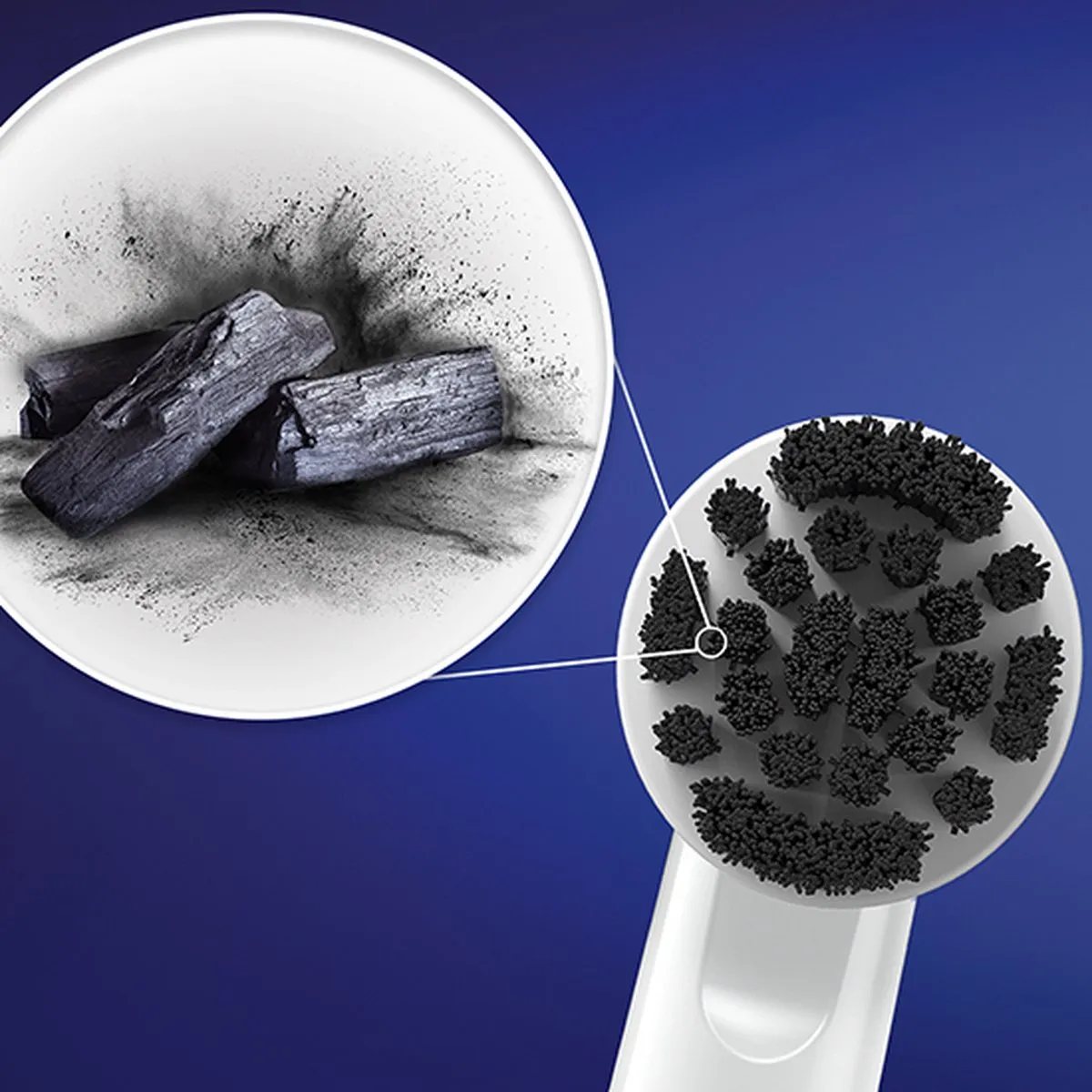 Oral-B Pure Clean Charcoal Opzetborstels - 3 Stuks