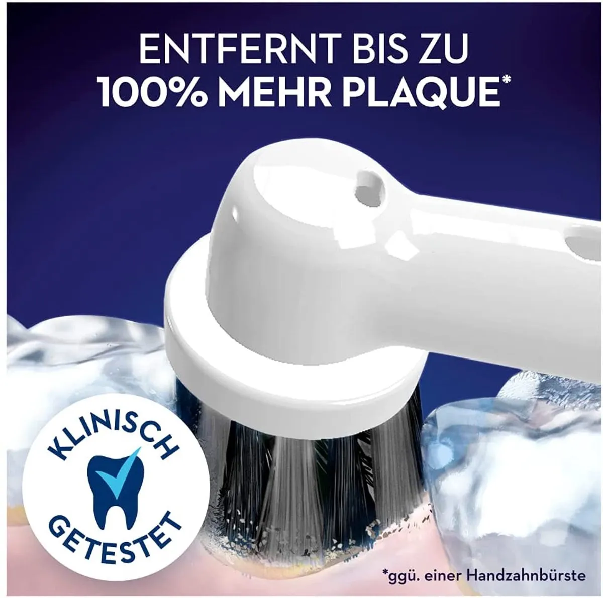 Oral-B Pure Clean Charcoal Opzetborstels - 3 Stuks