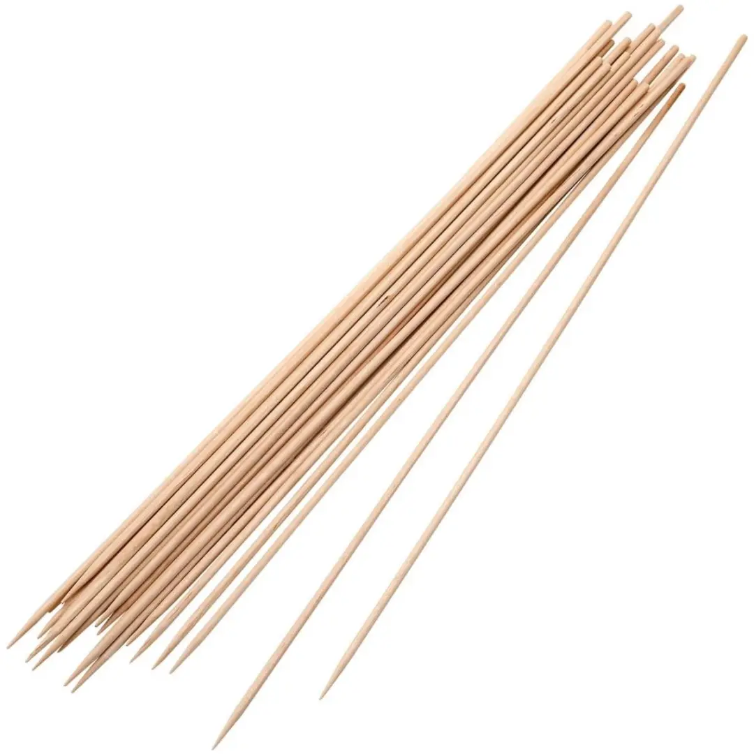 Fackelmann Houten Satéprikkers 30cm - 25 Stuks