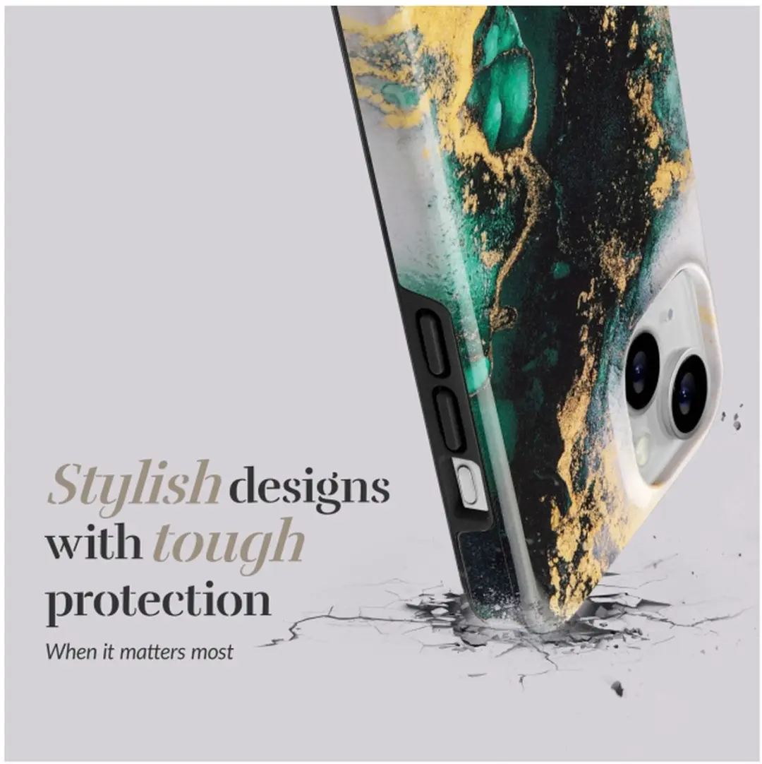Mio iPhone 17 Pro Max Hoesje Green Marble - MagSafe