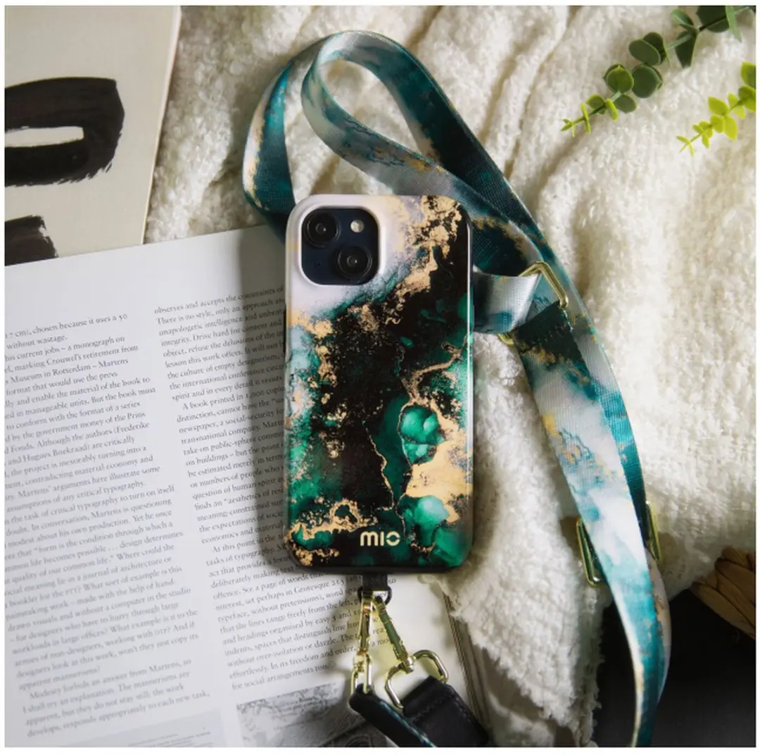 Mio iPhone 17 Pro Max Hoesje Green Marble - MagSafe