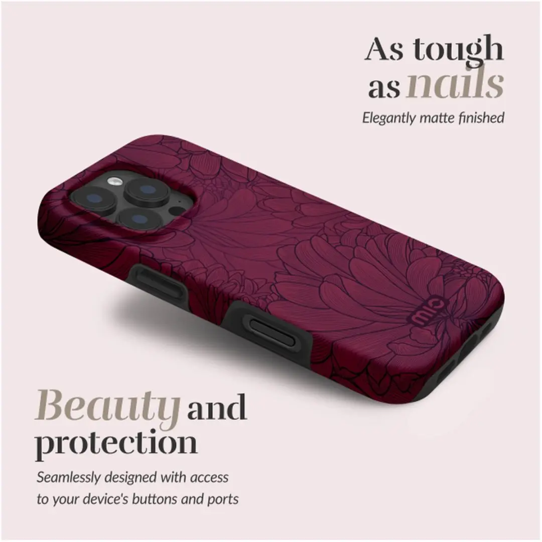 Mio iPhone 17 Pro Hoesje MIOBBIPH17 - MagSafe - Rood