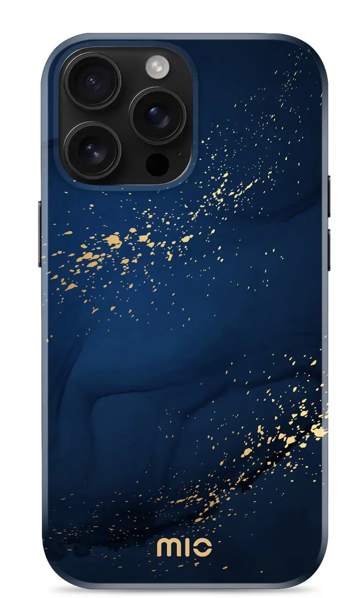 Mio iPhone 16 Pro Hoesje Midnight Sparkle
