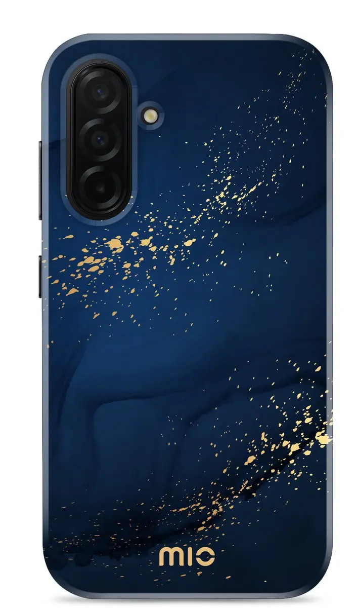Mio Hoesje Galaxy A26 Midnight Sparkle - MagSafe - Blauw