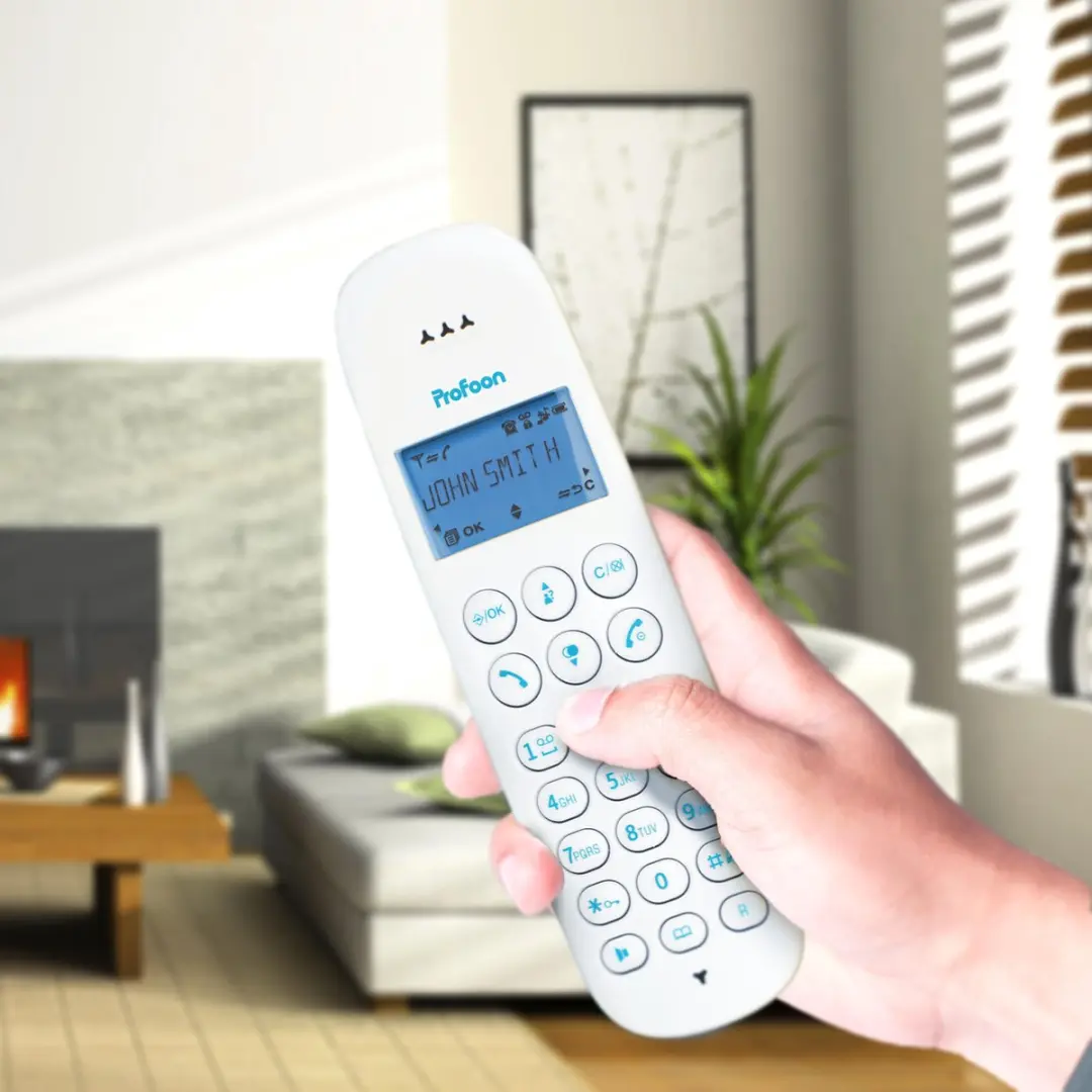 Alecto Profoon PDX300BW DECT Telefoon - 1 Handset - Wit-Antraciet