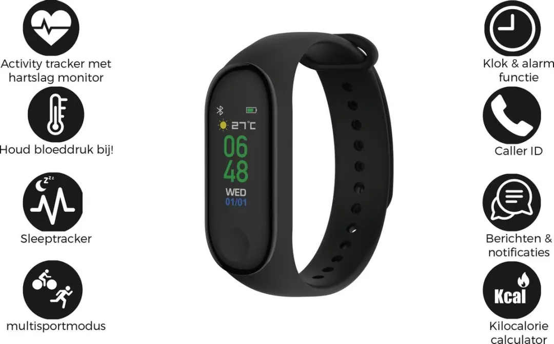 Denver BFH-240 Activity Tracker - Zwart