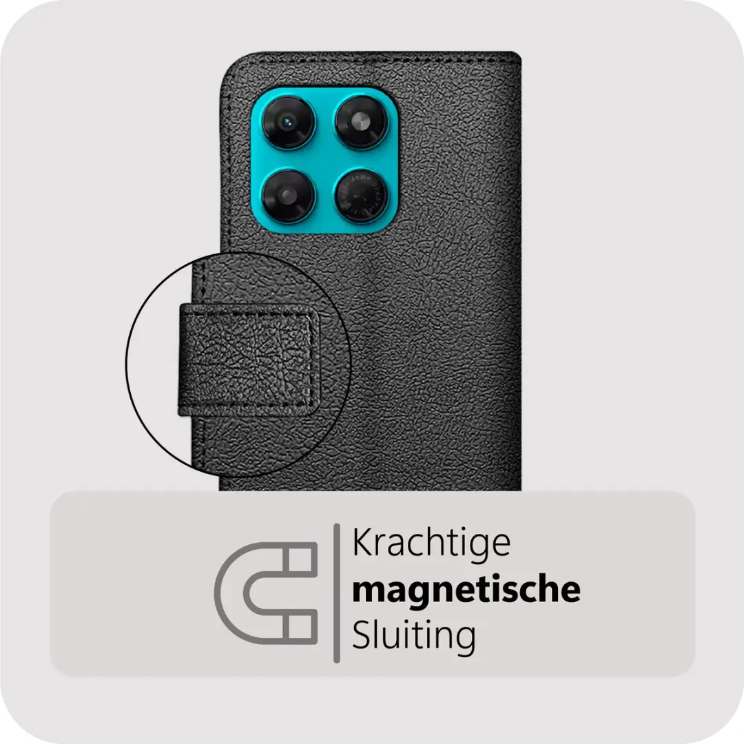 Just in Case Moto G37/G47 Bookcase Classic Hoesje - Zwart - 2 Pasjes