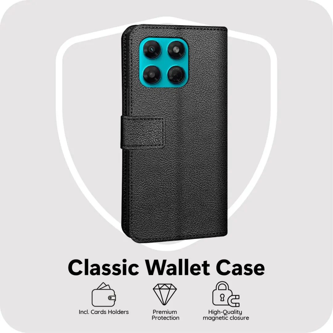 Just in Case Moto G37/G47 Bookcase Classic Hoesje - Zwart - 2 Pasjes