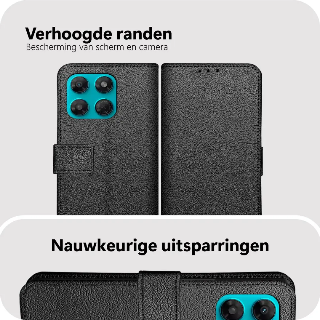 Just in Case Moto G37/G47 Bookcase Classic Hoesje - Zwart - 2 Pasjes