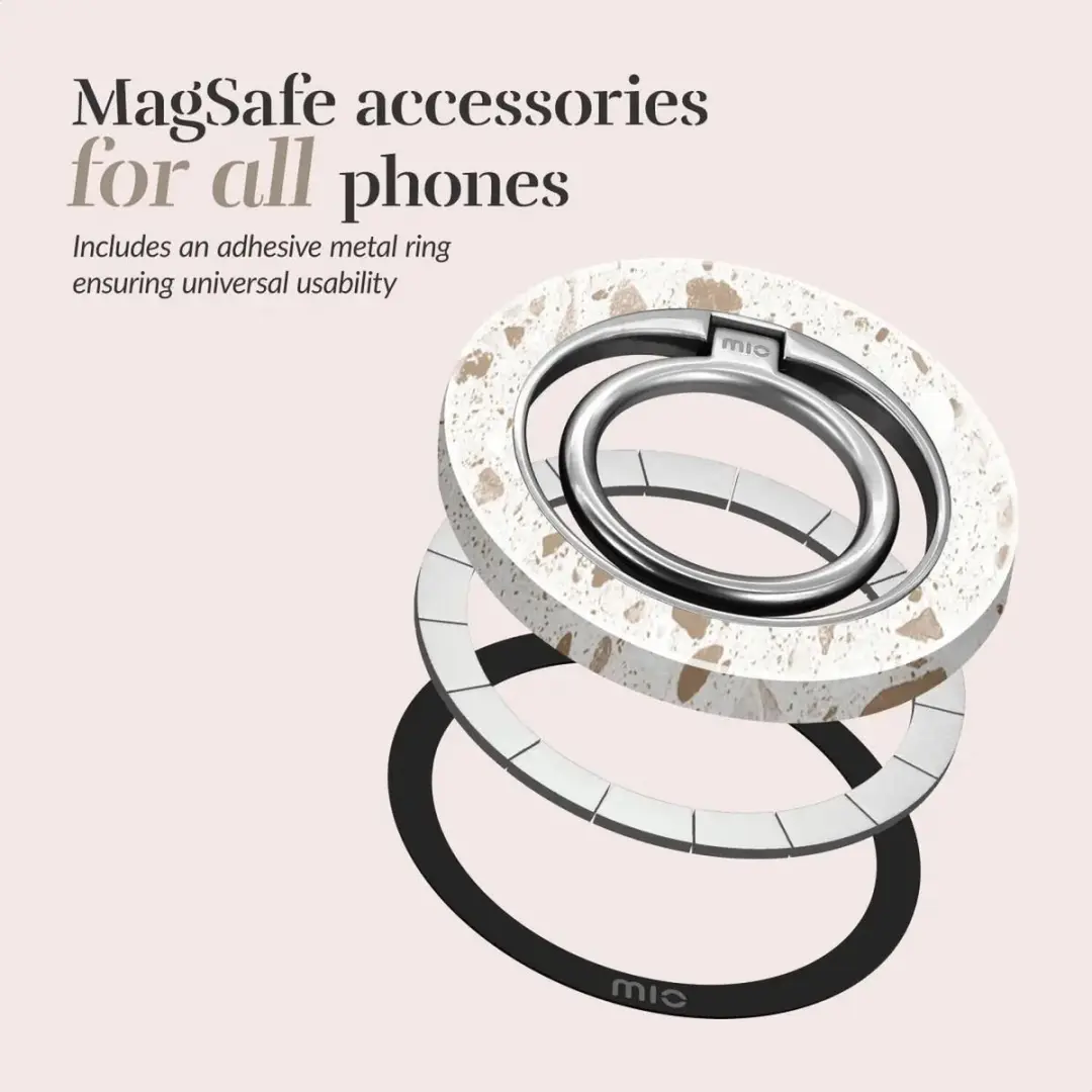 Mio MIOCSRST Ringhouder MagSafe - Soft Terrazzo