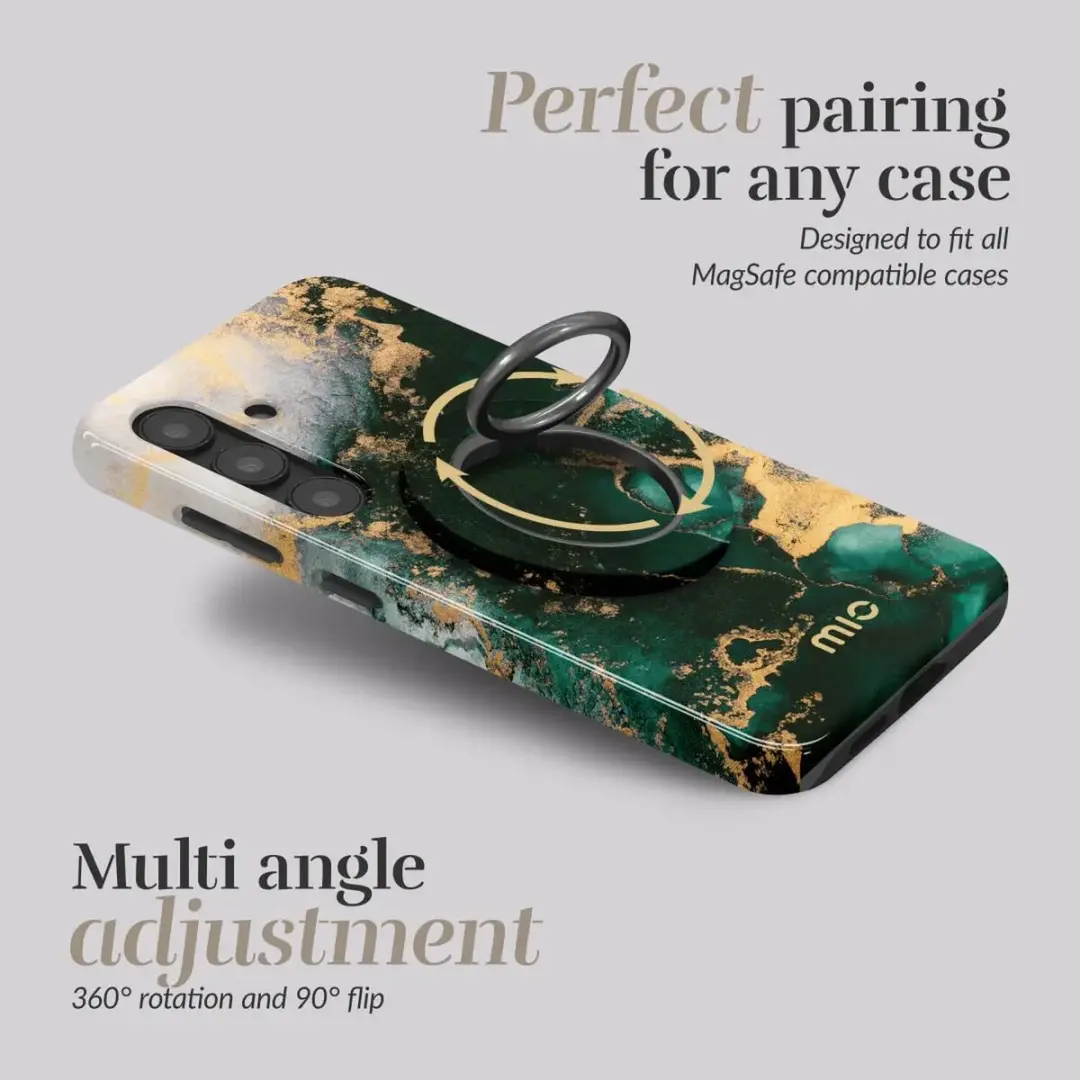 Mio Ring Holder MIOMCSRGRM - MagSafe Ringhouder Groen