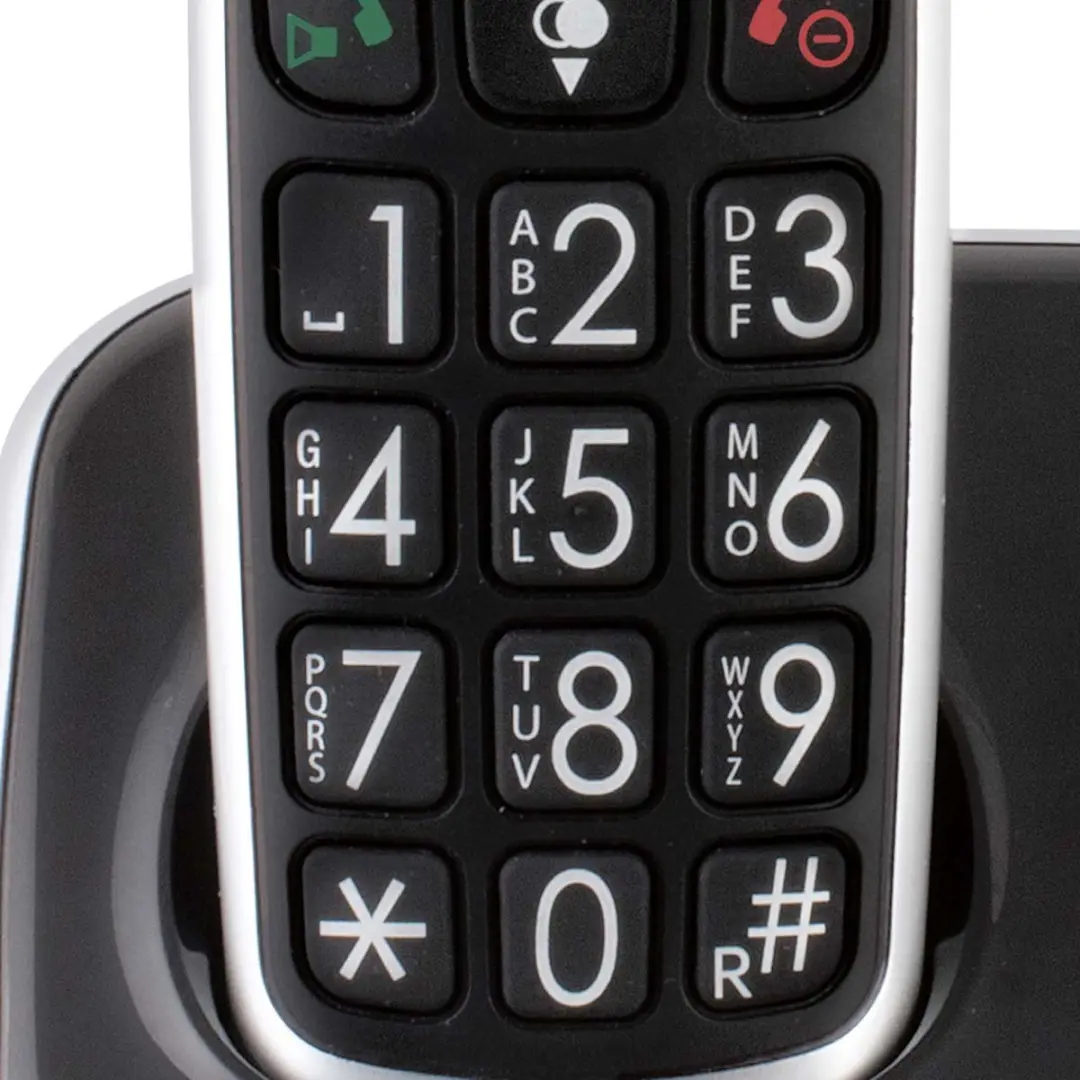 Alecto FX-6000 DUO DECT Telefoon - 2 Stuks - Zwart