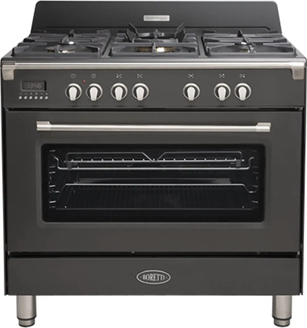 Boretti CFBG901ANBE Gasfornuis - 5 Kookzones - 1 Oven