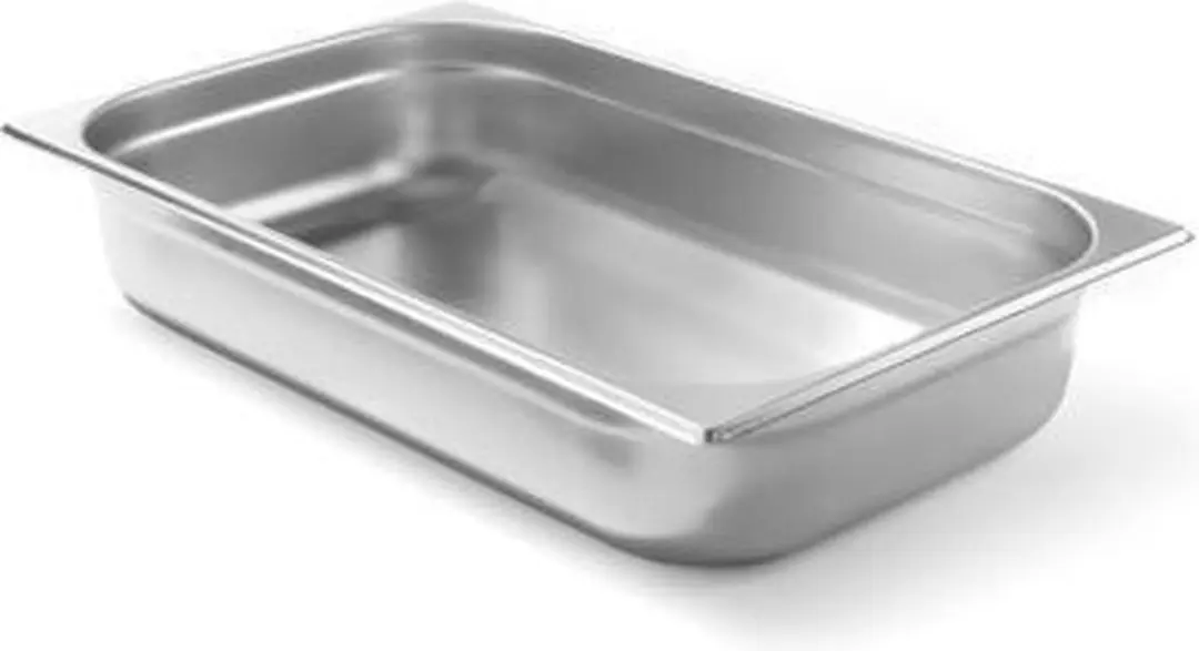 HENDI GN-container 1/1 Budget Line 9L - 530x325x65mm - Zilver