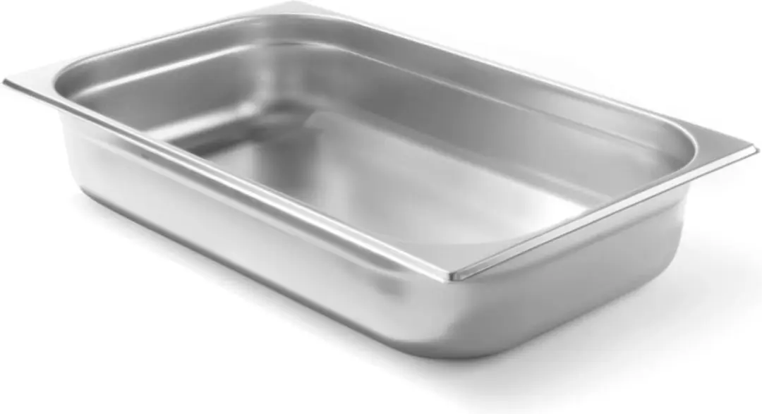 HENDI GN-container 1/1 Budget Line 9L - 530x325x65mm - Zilver