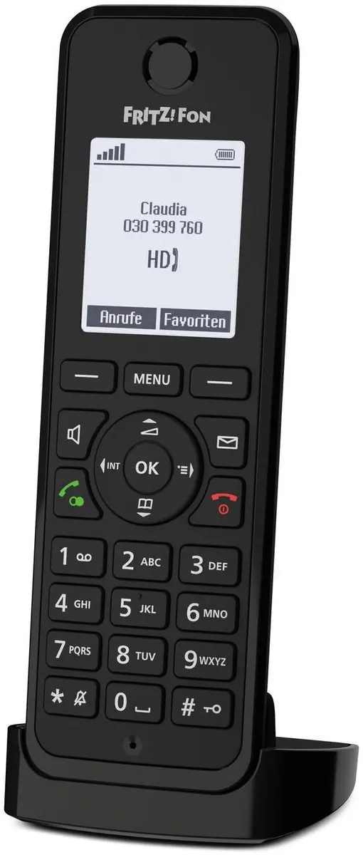 FRITZ! Fon M3 DECT Telefoon - 300 Nummers - Zwart - afbeelding 6 van 6