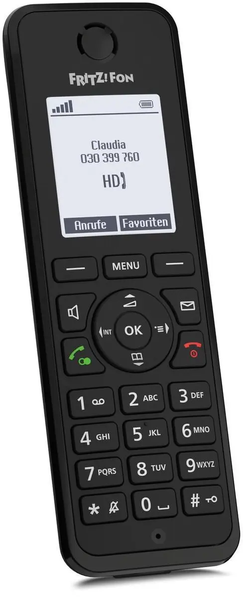 FRITZ! Fon M3 DECT Telefoon - 300 Nummers - Zwart