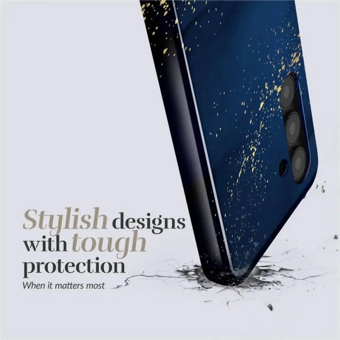 Mio by Mobilize Hoesje MIOMSS25P5G - Blauw Midnight Sparkle