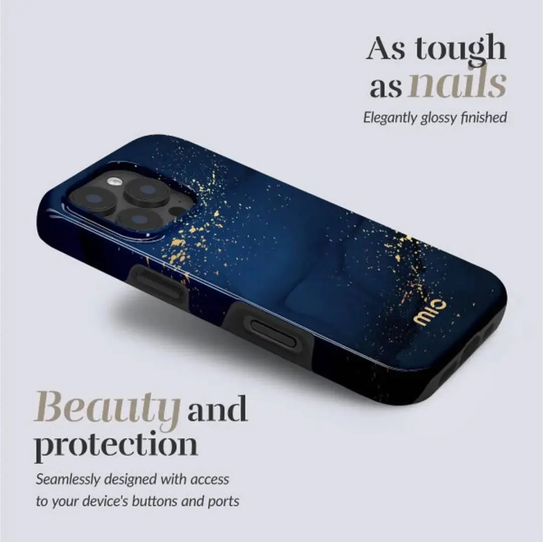 Mio Hoesje iPhone 16 Pro Max Midnight Sparkle - MagSafe