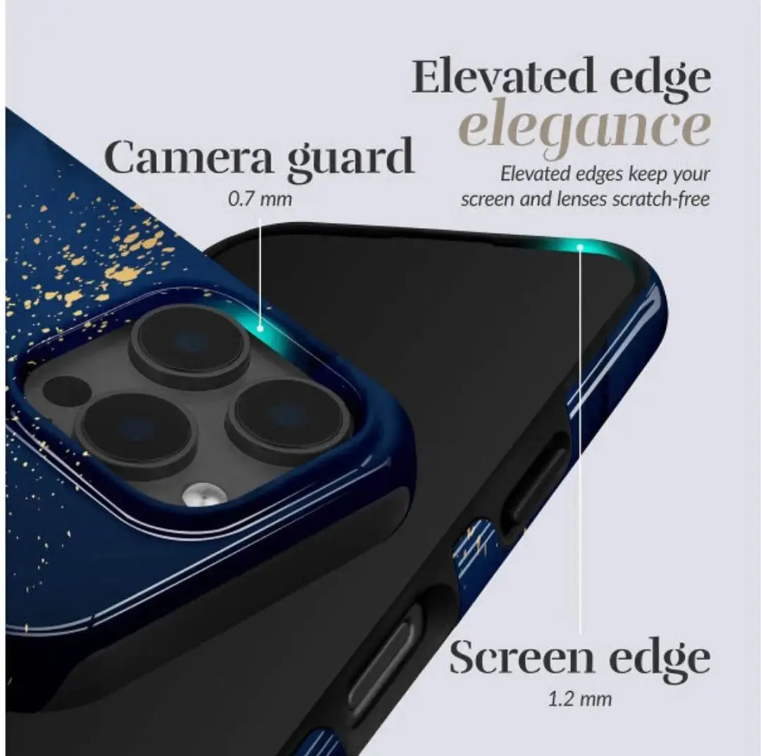 Mio Hoesje iPhone 16 Pro Max Midnight Sparkle - MagSafe